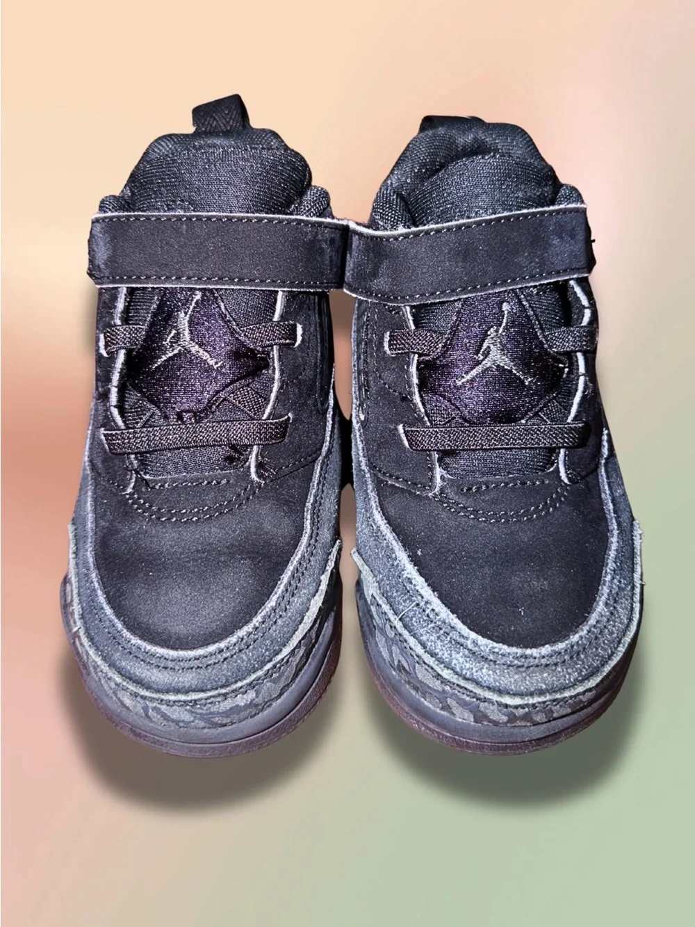 Jordan Spizike Low Black Cat Toddler 9C Black Anthracite FQ3952-001